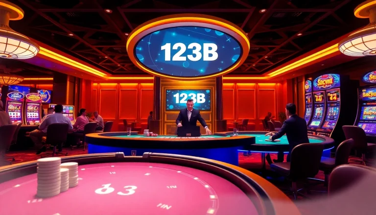 Experience the excitement of 123B.faith online casino with vibrant gaming tables and professional dealers.