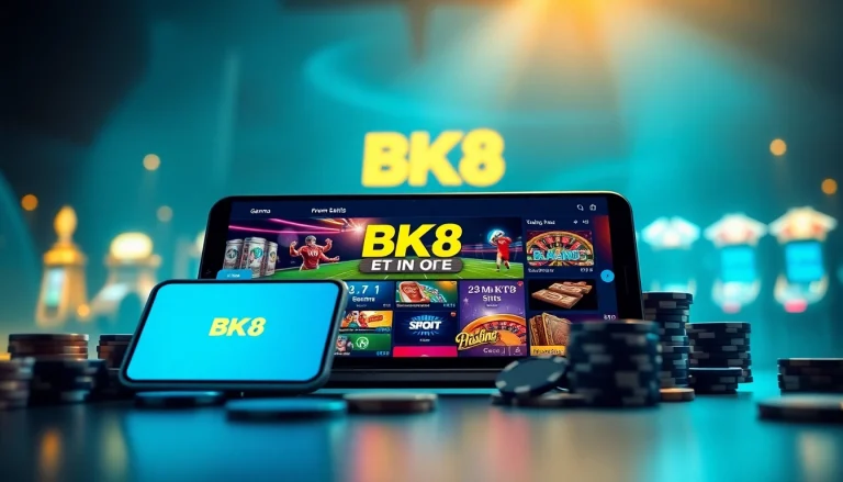 Experience BK8's online gaming at bk860s.com with a sleek digital interface.