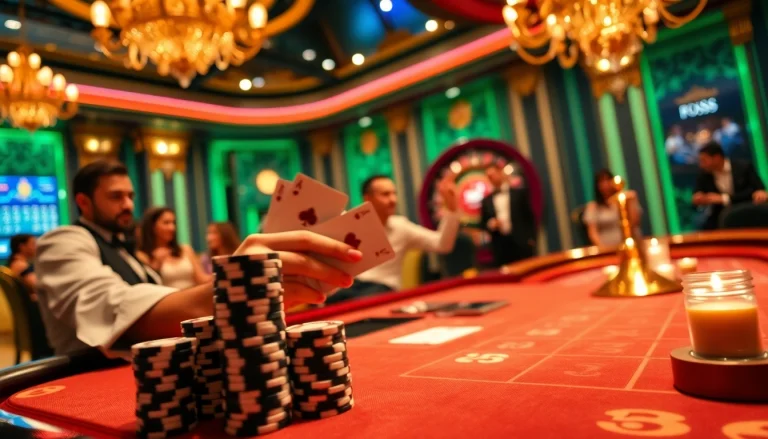 Experience the excitement of tr88 vip gaming at a luxurious casino table.