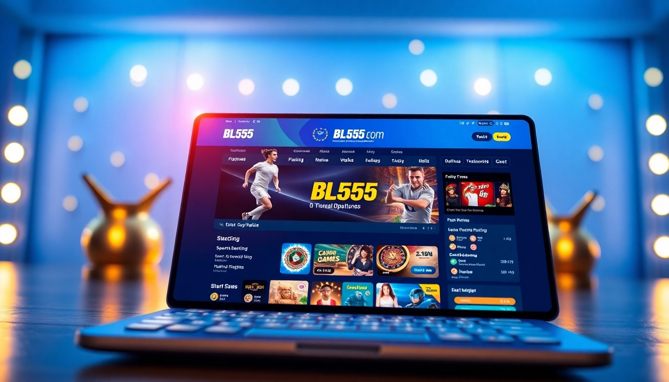 Experience engaging betting options at bl555 com on a modern device.