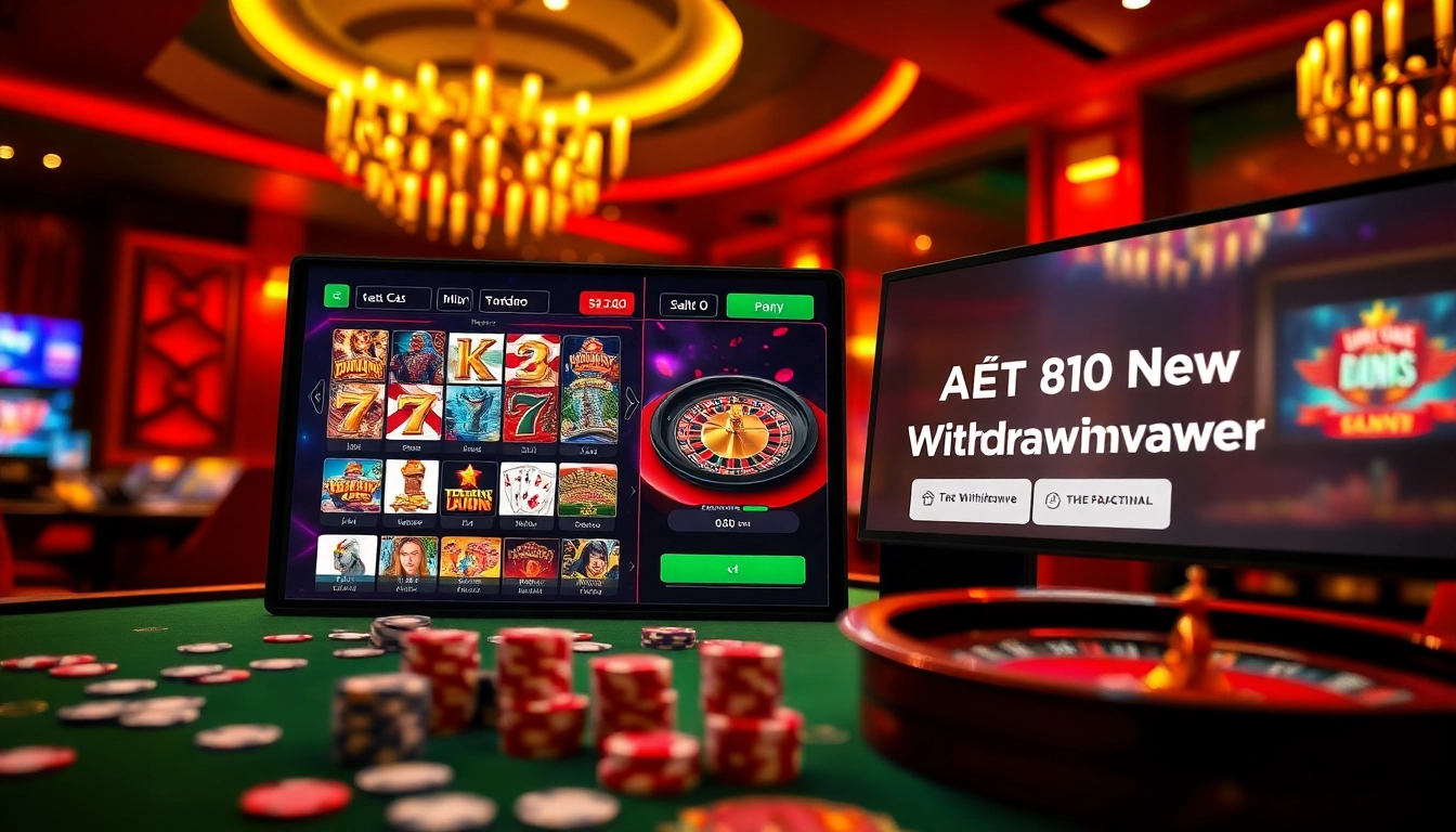 Play thrilling games at a malaysia casino with fast withdrawal, featuring vibrant slots and dynamic table action.